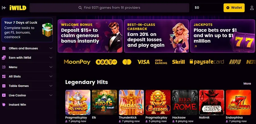 iwild casino logo